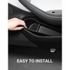 BASENOR 2026 2025 2024 Tesla Model 3 Door Side Storage Box, Door Pocket Liners, TPE Front & Rear Side Organizer Tray Protector Liner For Model 3