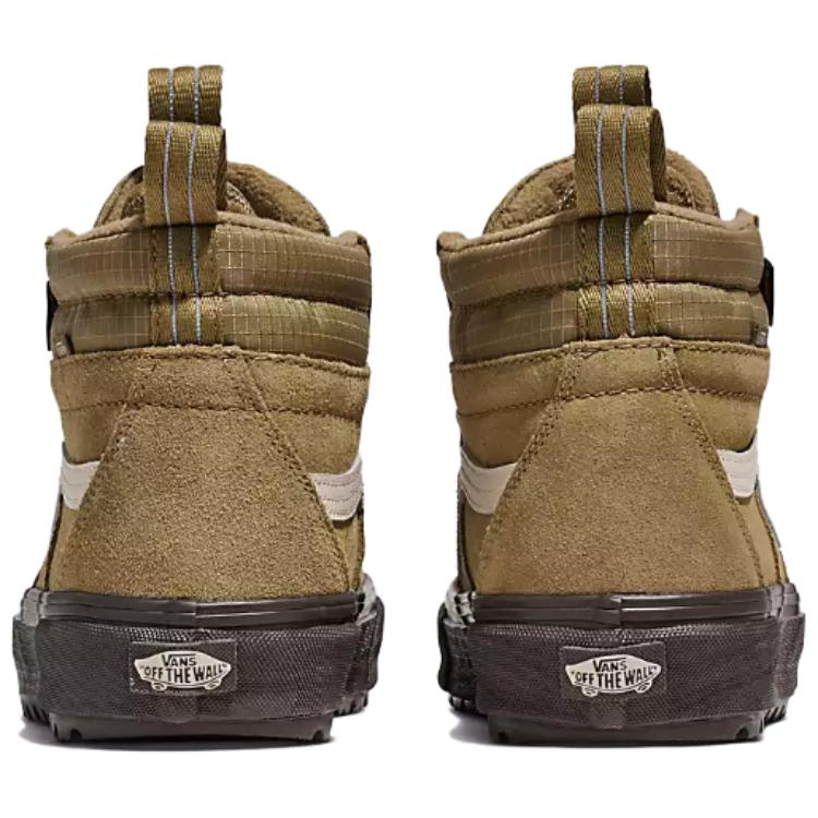 Vans Sk8-Hi Waterproof MTE Olive Drab Green Unisex Sneakers Tan Brown VN000CVTCX6