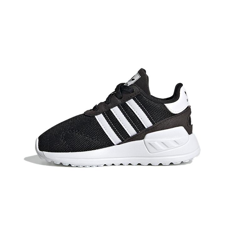 adidas Originals La Trainer Lite Дышащие Низкие Спортивные Повседневные Кроссовки Черно-Белые Для Младенцев и Малышей FW5843