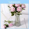 Velvet Strand Single Rose Simulation Flower Table Decor And Special Occasions