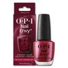 OPI Nail Beautiful Red 15mL Envy Alpha Color Nail and Protecting Strengthener, Nails, Pearl, (Nail NT226) - Care, Strengthening,