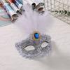Lace Feather Mask Dazzling Halloween Masquerade Mask Party Dance Mask Alluring For Prom Nights Cosplay Events Christmas
