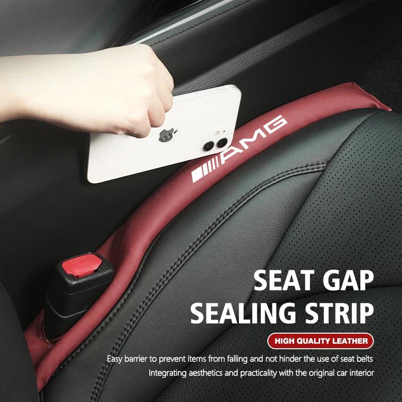 UMEG7 2Pcs Car Seat Gap Filler Leak Proof Sealing Strip For Mercedes Benz AMG W204 W205 W203 W211 W212 W213 W201 W210 W124 W126 W140