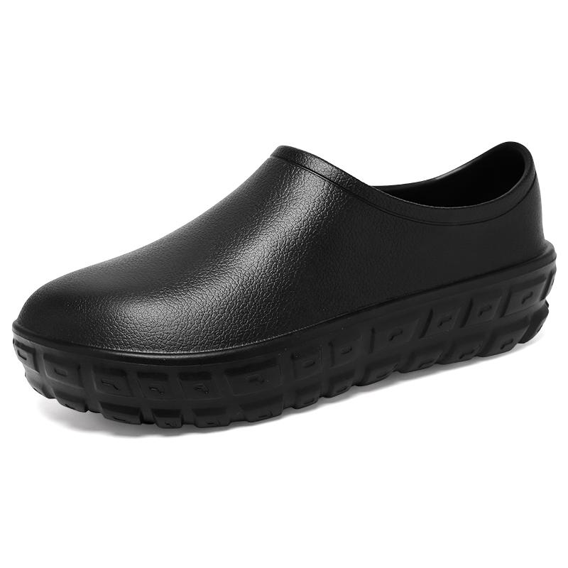 Original Kitchen Shoes Men Clogs Outdoor Plaltfotm Casual Waterproof Rain Shoes Non-slip Restaurant Work Oil-proof Chef Shoes