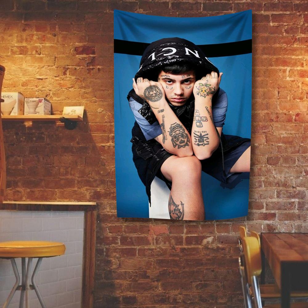 Rapper Duki Tapestry Rap Singer Poster Digital Prints Flag Home And Garden Decor Wall Hanging Bedroom Background Concert Banner