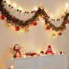 DIY Handmade LED String Light Ribbon Christmas Holiday Hanging For Home Room Background Pull Flag Banner Xmas Christmas Pendant