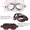 Retro Motorcycle Goggles Glasses Vintage Helmet Moto Pilot Classic Fog-proof Goggles for ATV Copper Motocross Glasses Eyewear