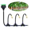 5Pcs Adjustable Irrigation Sprinkler Kit Quick Connect Misting Cooling System  Greenhouse