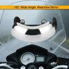 Clear Parabolic Windshield Wide Angle Mirror 180 Degree Wide Angle HD Convex Mirror  Sport Bike