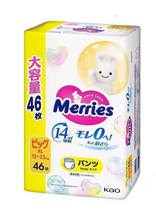 Подгузники-трусики Merries PBL 12-22кг 46шт