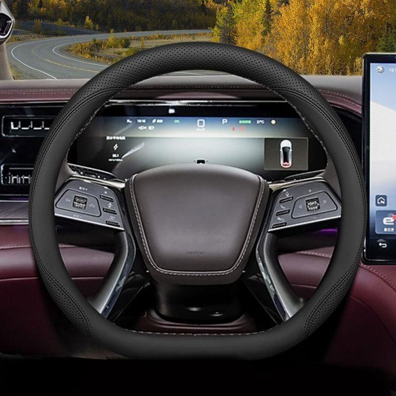 Для Denza Z9GT Z9 GT 2026 2026 Чехол на руль автомобиля Наппа Кожа Противоскользящие Чехлы на ручку автомобиля Аксессуары для интерьера автомобиля