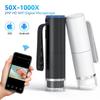 WiFi цифровой микроскоп зум камера увеличительное стекло 50X-1000X 2MP USB электронные микроскопы для ремонта кожи осмотр Android IOS ПК