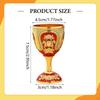 Vintage Medieval Goblet Desktop Decoration Embossed Cup Zinc Alloy Retro Novelty Party Supplies