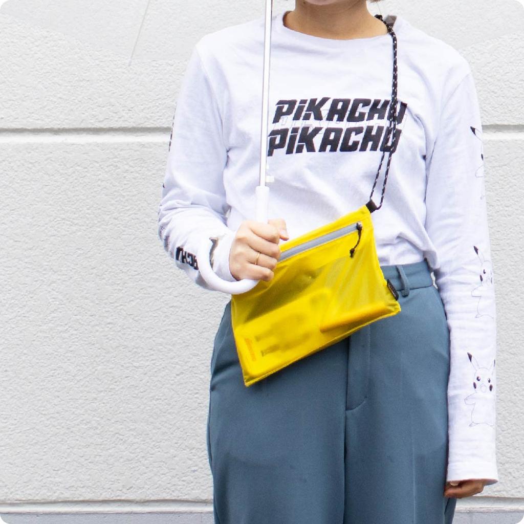 Aso Regile Sacoche Wallet, Water-Resistant, Yellow, ZE-V203