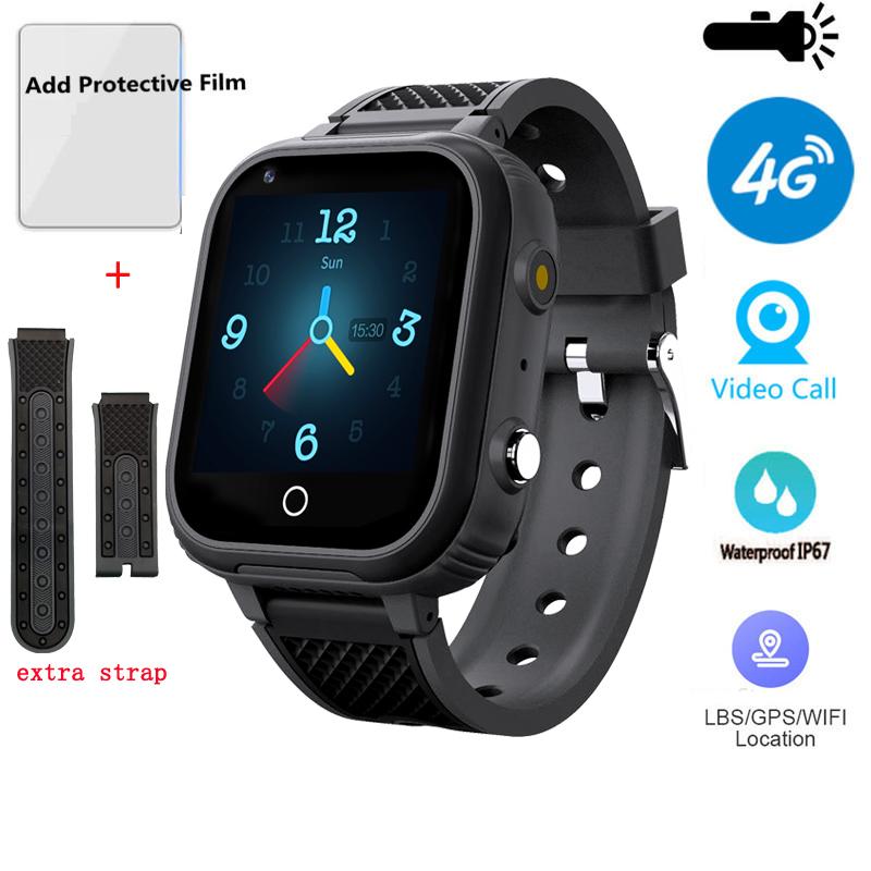 Смарт-часы Детские GPS 4G LT21 Wi-Fi трекер Водонепроницаемые умные часы Видеозвонок Телефон Часы Монитор обратного вызова для Android ios