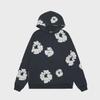 Men's Trendy Loose Fit Kanye-Style Kapok Foam Print Hoodie Suit