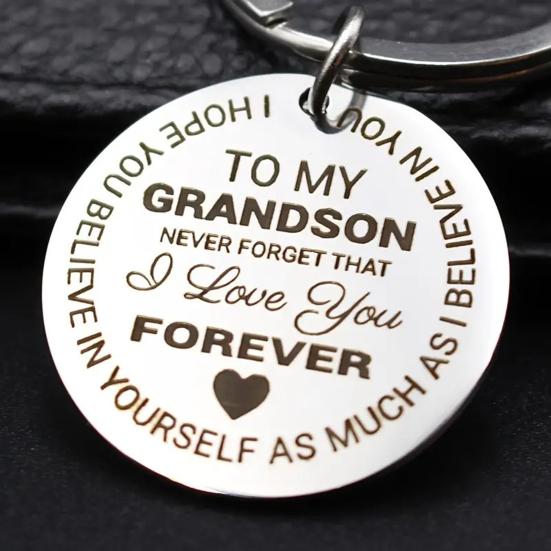 Брелок-подвеска в форме банта из нержавеющей стали, декоративный брелок, легко устанавливается, брелок с резными буквами