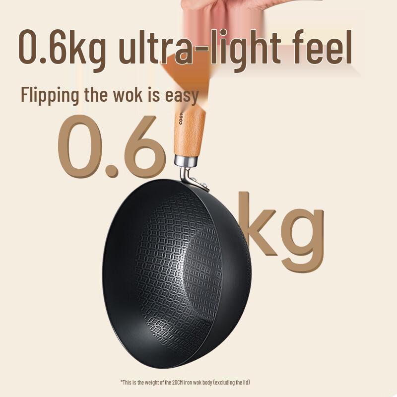 COOKER KING 20cm Meow Meow Small Iron Wok