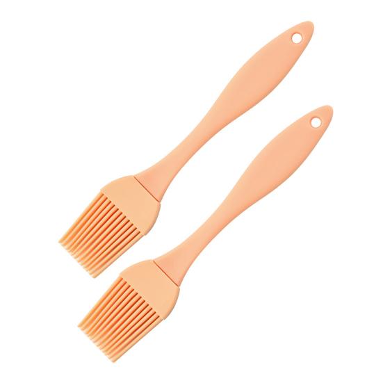 Силиконовые кухонные щетки для наметки, набор из 2 предметов, масляные щетки высокой прочности, принадлежности для гриля и выпечки