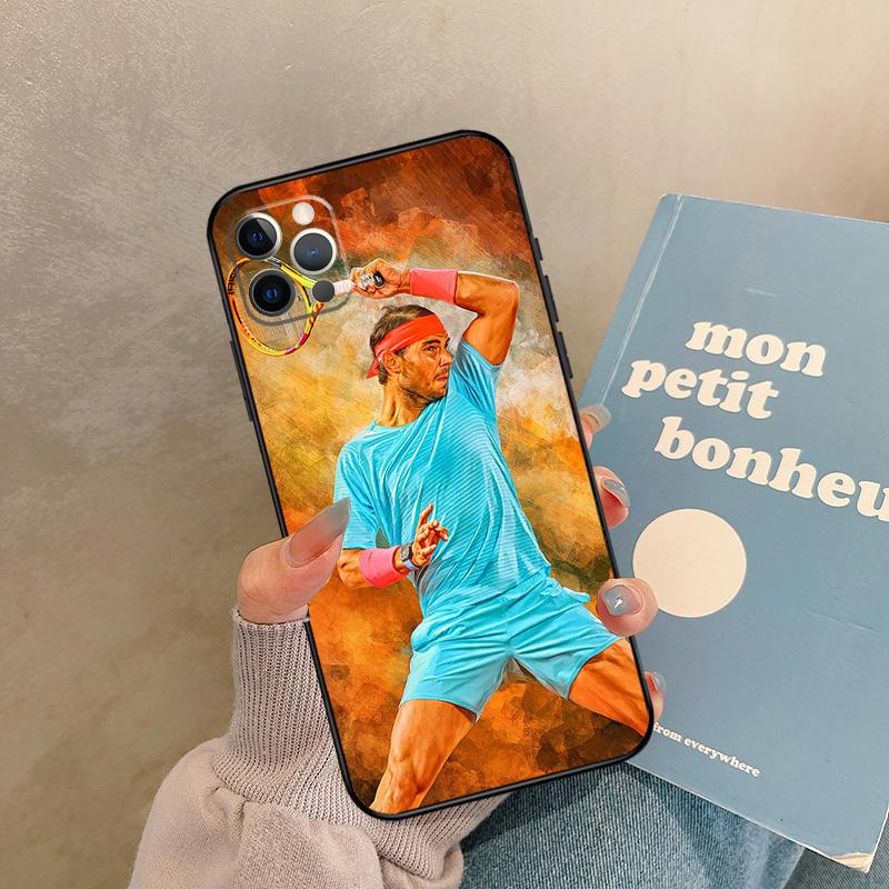 Rafael Nadal Funda For iPhone 14 12 11 13 15 16 Pro Max Mini X XS XR Plus Phone Case Cover