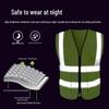 Jingmingda Multi-Pocket Reflective Work Vest