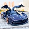 1:32 Pagani Huayra Dinastia из цинкового сплава, модель автомобиля со звуком и светом, игрушечный автомобиль с откатом, подарки для детей, литая под давлением масштабная модель