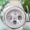 Casio Женские часы Baby-G MSG-W610FE-4AJF [BABY-G G-MS] Круглые цифровые аналоговые