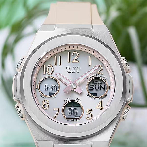 Casio Женские часы Baby-G MSG-W610FE-4AJF [BABY-G G-MS] Круглые цифровые аналоговые