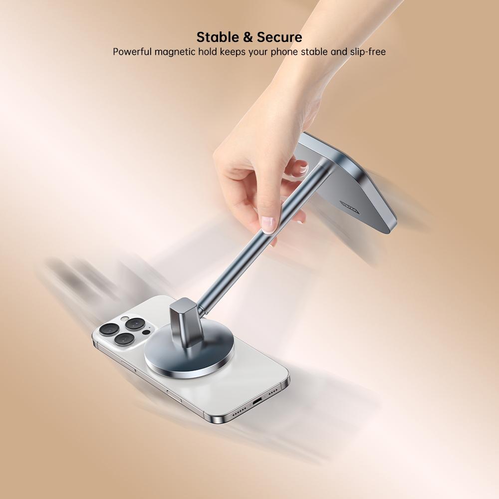 XUNDD XDHO-073 Магнитный Держатель для Телефона Настольная Подставка Алюминиевый Сплав Наклон 45 Градусов Руки Свободны Кронштейн