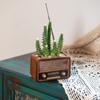 Resin Retro Radio Shaping Ornaments Home Personalized Multi-purpose Flower Pot Pot Crafts