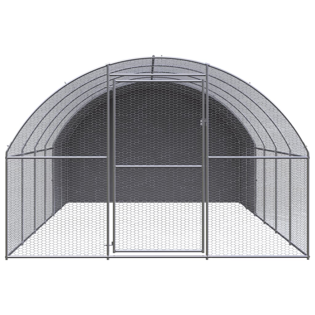 Vidaxl Klatka Zewnętrzna Dla Kurcząt, 3X6X2 M, Stal Galwanizowana