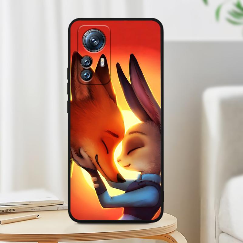 Аниме Джуди Зверополис для Xiaomi Mi 13T 13 12T 12 11T 11i 11 A3 10T 10 9 Pro Lite Ultra 5G черный чехол для телефона Funda