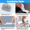 Transparent Anti-Slip Stickers for Bathroom Floor and Shower - Bathtub Floor Safety Anti-Slip Strips