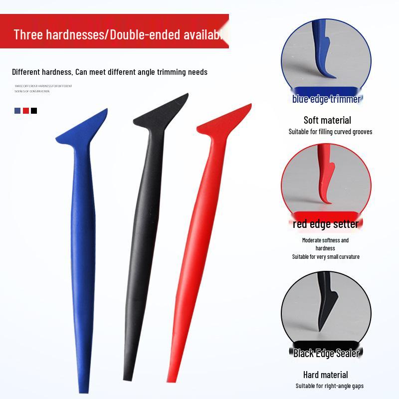 Cross-border Car Wrapping Tool Set: 5-Piece Kit for Color Change Film, Auto Repair Edge Scraper, and Protective Film Tucking Tool.