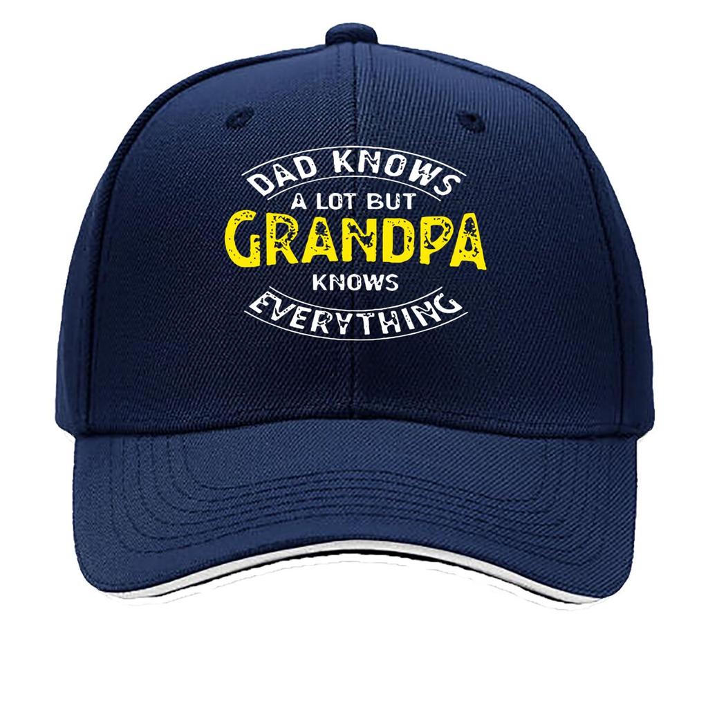 Funny Grandpa Quote Casual Gift Hip Hop hat Fashion Outdoor Sports Sandwich Baseball Cap