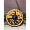 Medieval LARP SCA Warrior Wood & Steel Viking Round Shield Armor Templar Shield