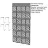 1 комплект, подвесная сумка для хранения на двери с 4 прочными крючками, компактная 24 кармана, брелок для хранения обуви, органайзер для обуви, сумка для дома