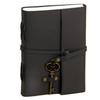 Leather Diary - Antique Handmade Leather Bound Notepad for Men and Women Unlined Paper, Travel Diary and Notebooks -7 X 5 Inches - (Black)