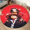 Luffy D Round Area Rug Carpet Rug For Living Room Bedroom Sofa Playroom Decor Nonslip Floor Mat