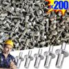 200/10pcs Aluminum Alloy Expansion Rivets Hammer Drive Expansion Nails Head Piercing Rivet Knock Type Tapping Screws Fasteners