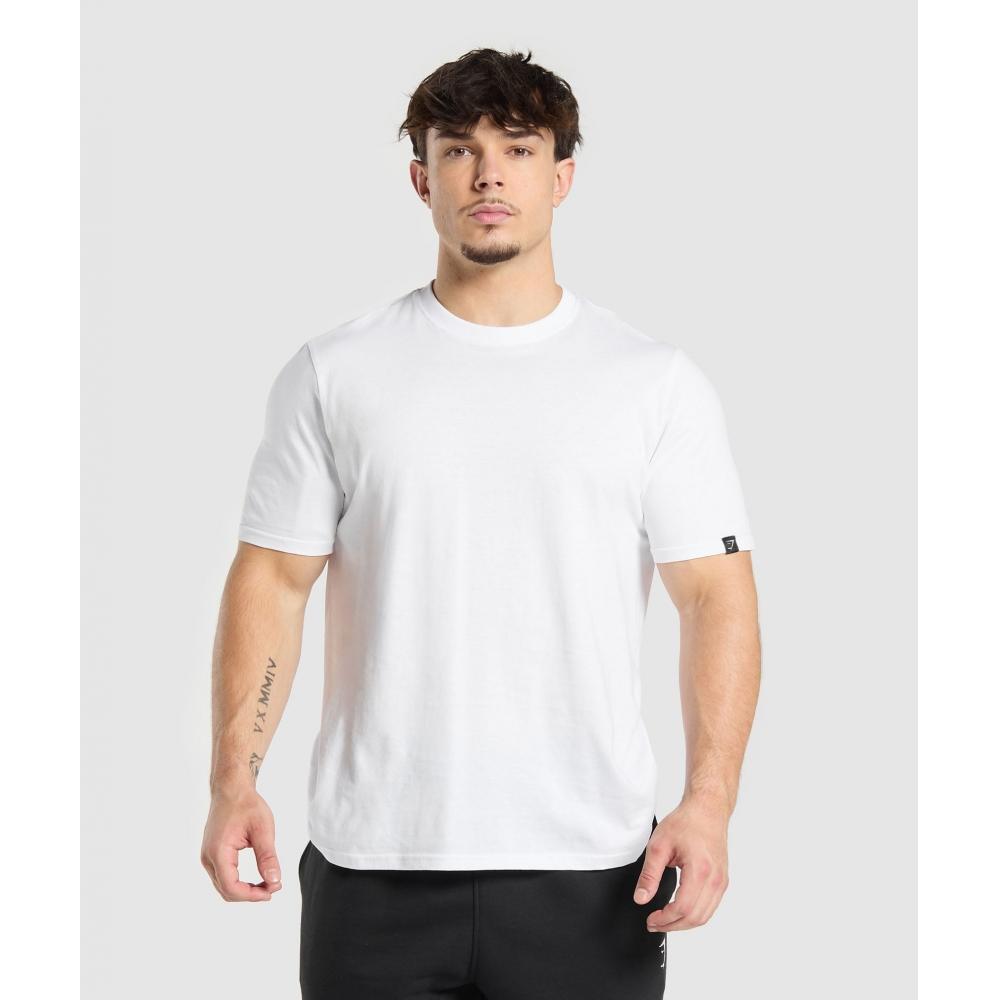 Gymshark Футболка, 2 шт. в упаковке, белая, черная A7a2v Wb86