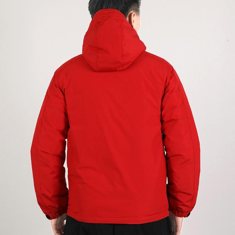adidas 3st Down Jkt Сохраняйте тепло Outdoor Sports Пуховая куртка с капюшоном Красный Мужская GF0095