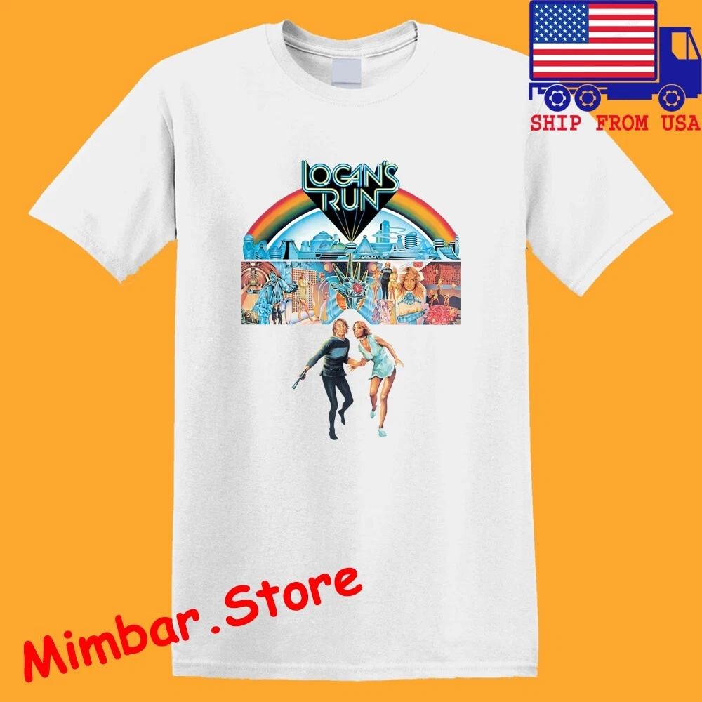 Logan's Run Sci-Fi Movie Men's White Size S-5XL