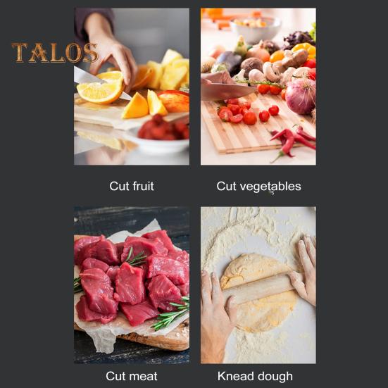 Bamboo Cutting Boards for Kitchen Double-Sided Chopping Board Large Multi-Functional Fruit Cutting Board for Meat Vegetables Charcuterie Board And