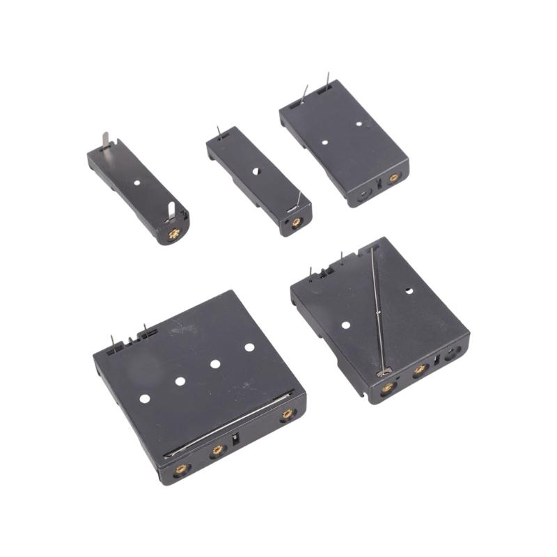 Compact 2A Battery Holder With Solderable Contacts Lightweight Design For Flashlights Portable Electronics