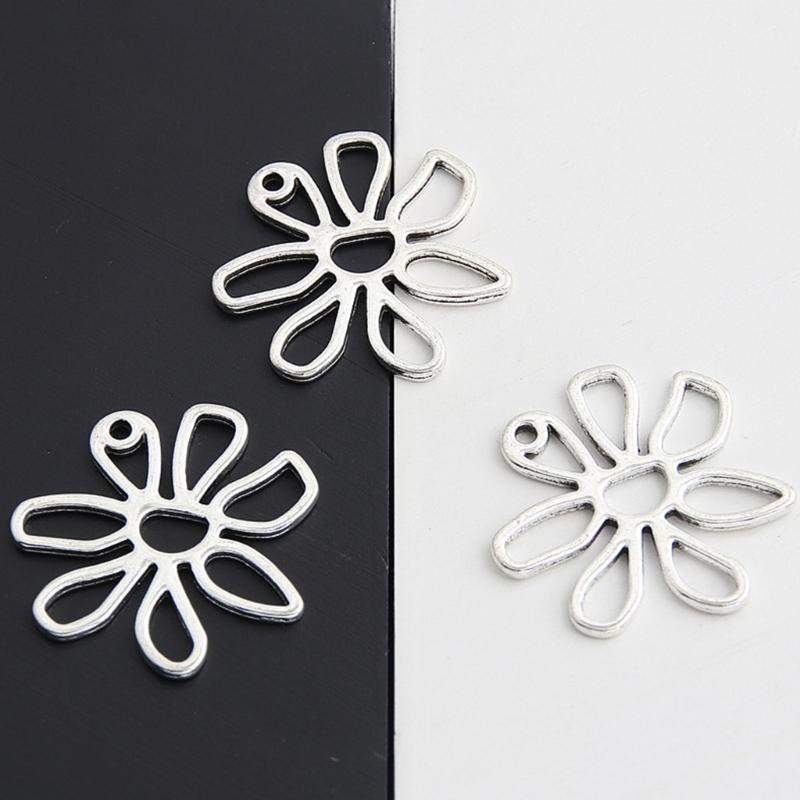 Элегантный Металлический Ажурный Цветочный Чокер Ожерелье Летний Чокер Длинное Ожерелье на Шнуровке Модные Y2K Украшения