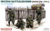 Platz Dragon 1/35 Scale WWII German Frozen Terrain Infantryman In Coats, Moscow, 1941 Plastic Model Kit DR6190 (Human)