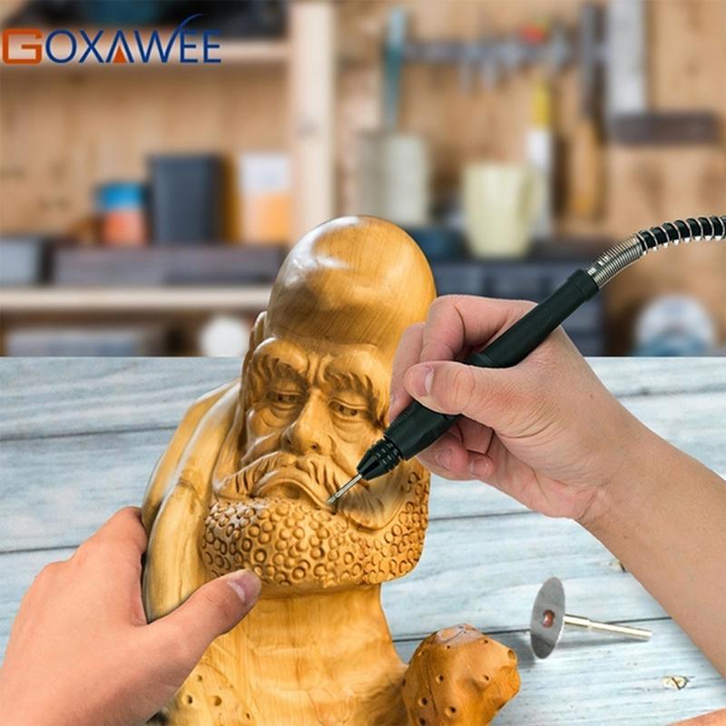 Электрическая мини-дрель, роторная шлифовальная машина, полировка сверла своими руками с 6/130 шт. аксессуарами