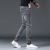 Брендовые мужские джинсы Slim Fit Узкие серые черные эластичные джинсовые брюки Повседневная дизайнерская мужская одежда Брюки Джинсы высокого качества для мужчин 