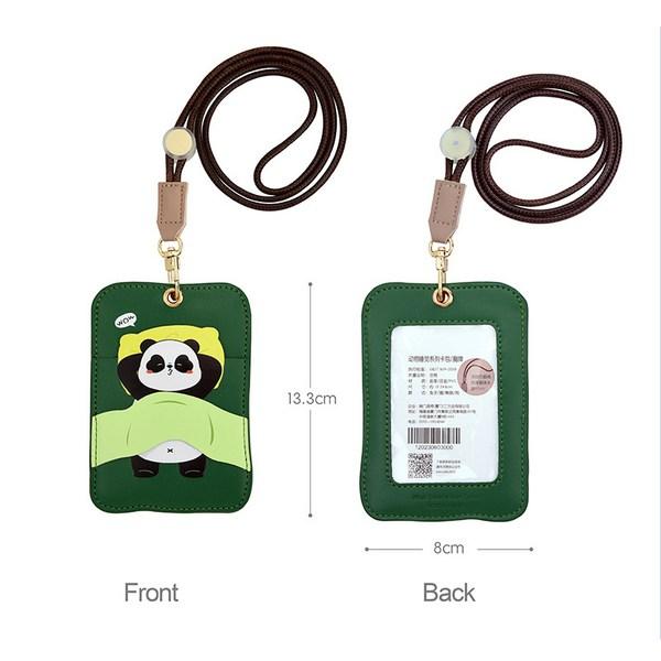 Кошелек Prahome Sleeping Animal с ожерельем и ожерельем для карточек с несколькими карманами